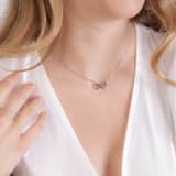 Zilveren ketting infinity