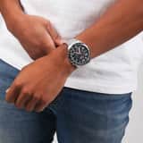 Lorus Titanium Heren Horloge Chronograaf Zilverkleurig RT351CX9