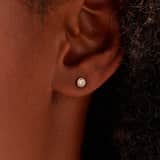 14 karaat geelgouden oorknoppen met zirkonia 4mm voor dames