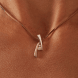 Schmuckset, 925 Silber, matt/glänzend, mit Zirkonia