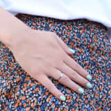 Ring, 925 Silber, mit Zirkonia
