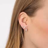 9-karätige Ohrstecker mit Zirkonia 5 mm