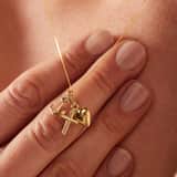 9 Karaat hanger geloof hoop liefde