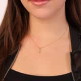 9 karaat ketting en hanger kruis voor dames