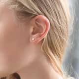 9 karaat oorknoppen hart