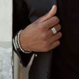 Ring, Edelstahl, matt/glänzend