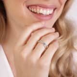 Ring, 925 Silber, mit Zirkonia