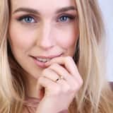 Geelgouden solitair ring met diamant (0,20ct.)
