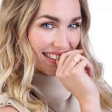 Ring, 585 Gelbgold, mit Diamant