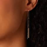 Durchzieher-Ohrringe, 585 Gelbgold, mit Stab