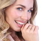 585 Gelbgold-Ring mit Diamant