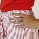 Stainless steel liefdesring Bogota dames en heren