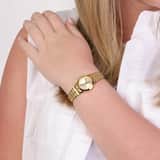 Q & Q Dames Horloge Goudkleurig Q495J010Y