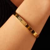 Guess stainless steel armband bangle goldplated Believe