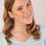 Zilveren set roseplated V