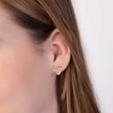 9 karaat oorknoppen met hart voor dames