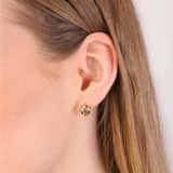 9 karaat bicolor oorknoppen voor dames