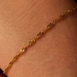 9 Karaat armband gourmet twist