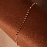 Armband aus 375 Gold, Belcher, Jasseron