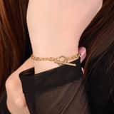 375 Gold Armband mit T-Verschluss