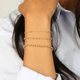 9 Karaat armband jasseron ovaal