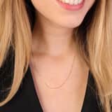 9 karaat basisketting gourmetschakel diamond cut
