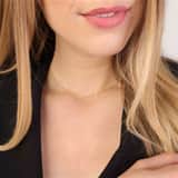 9 karaat ketting met Venetiaanse schakel voor dames