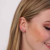 Ohrringe aus 925 Silber, Bali, 14 mm