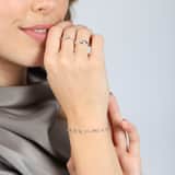 Armband aus 585 Gelbgold mit Diamant (0,25 ct)