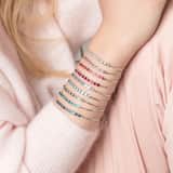 Armband, 925 Silber, Kristall, Montana