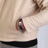 Stainless steel armband schakel mat