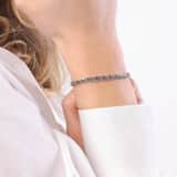 Gerecycled zilveren armband met fantasieschakel