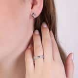 Zilveren ring zirkonia
