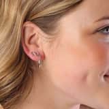 Zilveren oorringen 20mm voor dames