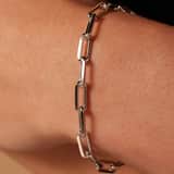 Armband aus 925 Silber, Closed-Forever, 5 mm