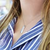 Kette & Stabanhänger aus 925 Silber