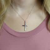 925 Silber Anhänger, Kreuz