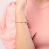 Armband, 925 Silber, Kugel, Singapore