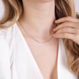 Kette aus 925 Silber mit Fantasieglied