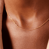 14 karaat gouden ketting gourmet 0,81mm breed voor dames