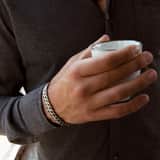 Armband aus Edelstahl mit französischem Gourmetglied