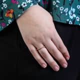 Bijoux goudkleurige ring voor dames