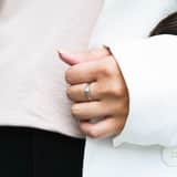 Ring, 925 Silber, mit Zirkonia