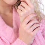 Zilveren ring met zirkonia