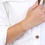 Goldplated fantasiearmband voor dames