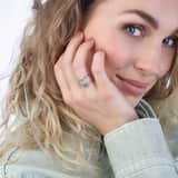 Zilveren ring met bedel galaxy ster