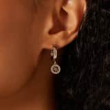 Guess-Ohrringe, Edelstahl, 4G-Logo, 15 mm