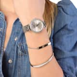 Colour By Kate horloge met mesh band en steentjes