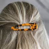 Bijoux haarclip met luipaardprint voor dames