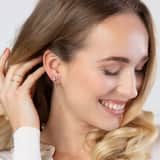 Ring, 585 Gold, 5 bunte Zirkonia